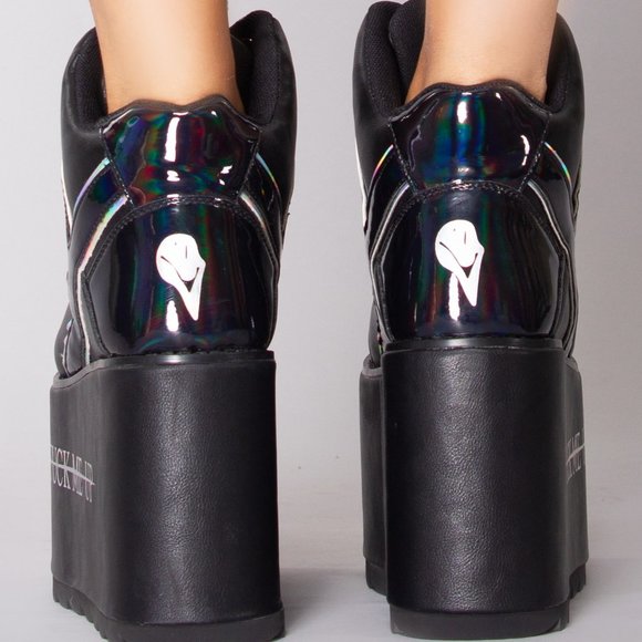 YRU X Alison Wonderland Qozmo Platform Sneakers - Picture 4 of 8